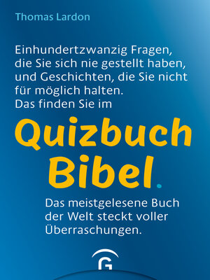 cover image of Quizbuch Bibel